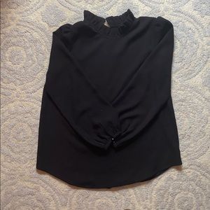 JCrew Ruffle Neck Top